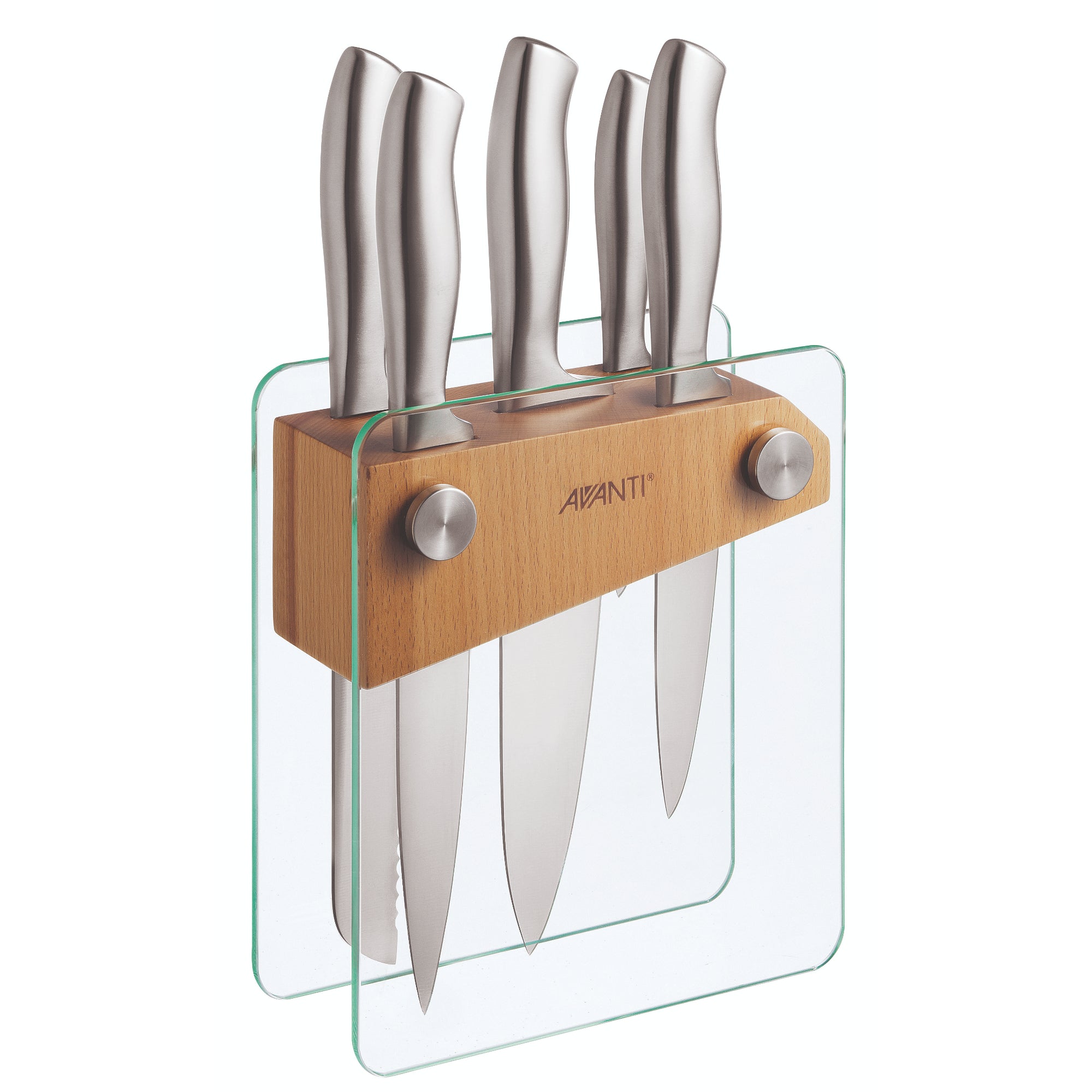 Avanti 78879 Tempo 6PC Knife block German stainless steel Knives 6 piece