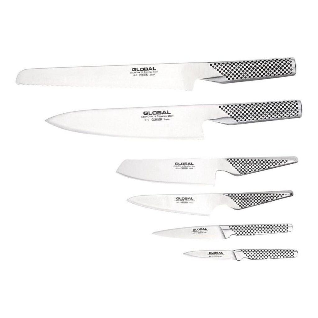 Global 79585 Ikasu Knife Block Set 7pc
