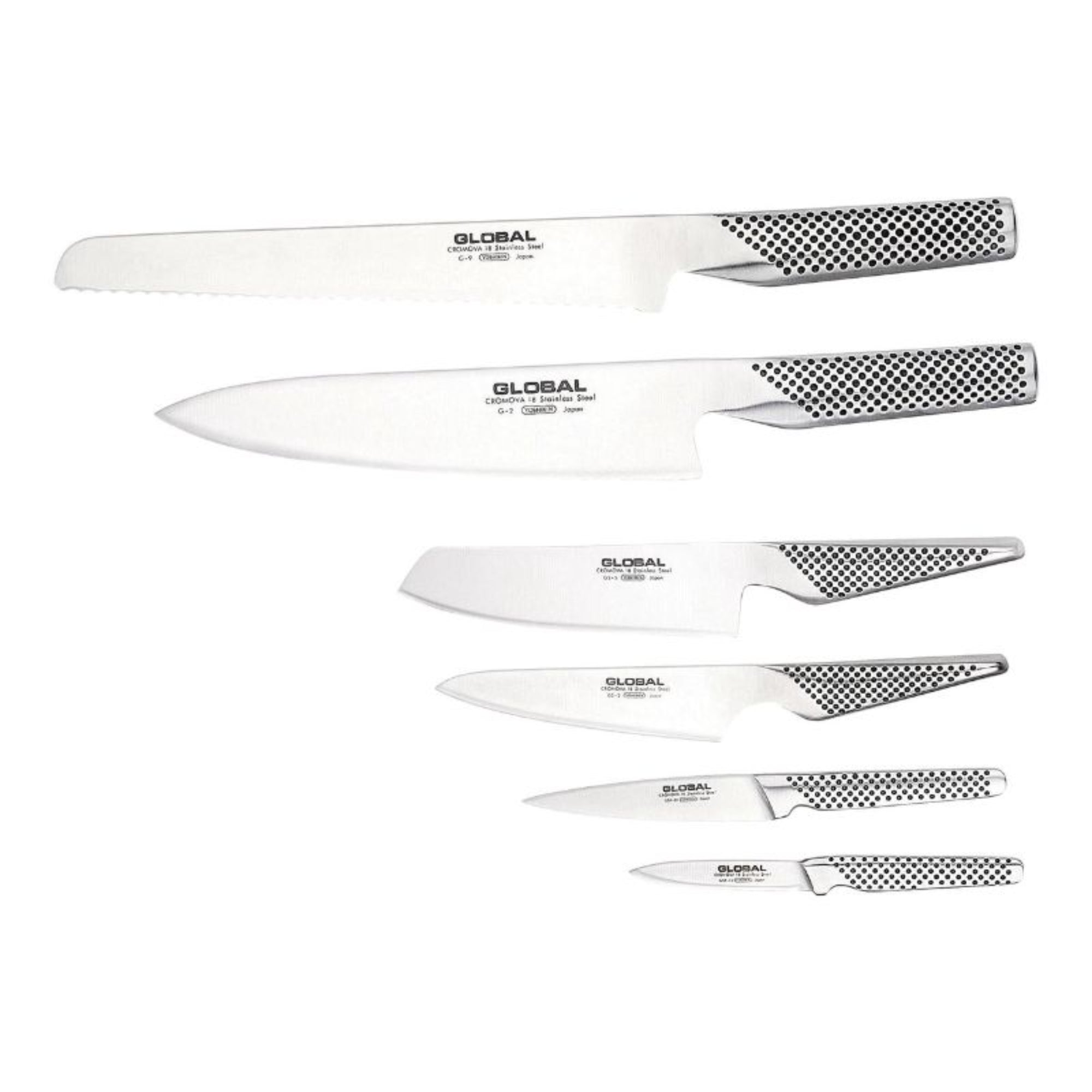 Global 79620 Kabuto 7pc Knife Block Set