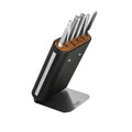 Global Hiro 7 Piece Knife Block Set - Silver
