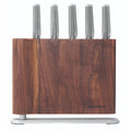 Global 79657 UKU 6 Piece Knife Block Walnut