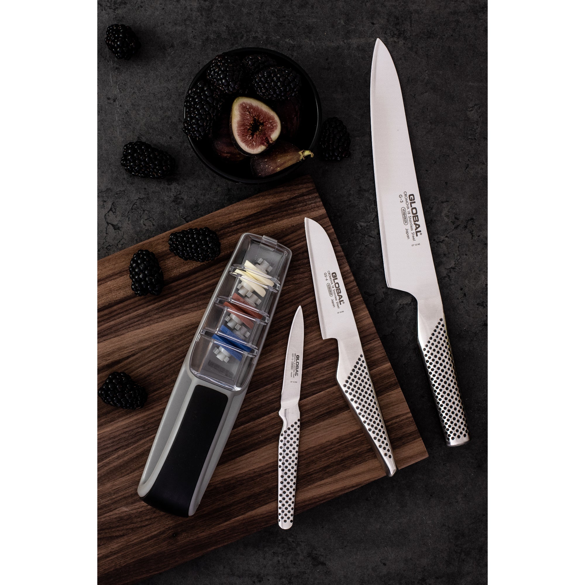 Global Minosharpe 3 Stage Ceramic Water Sharpener