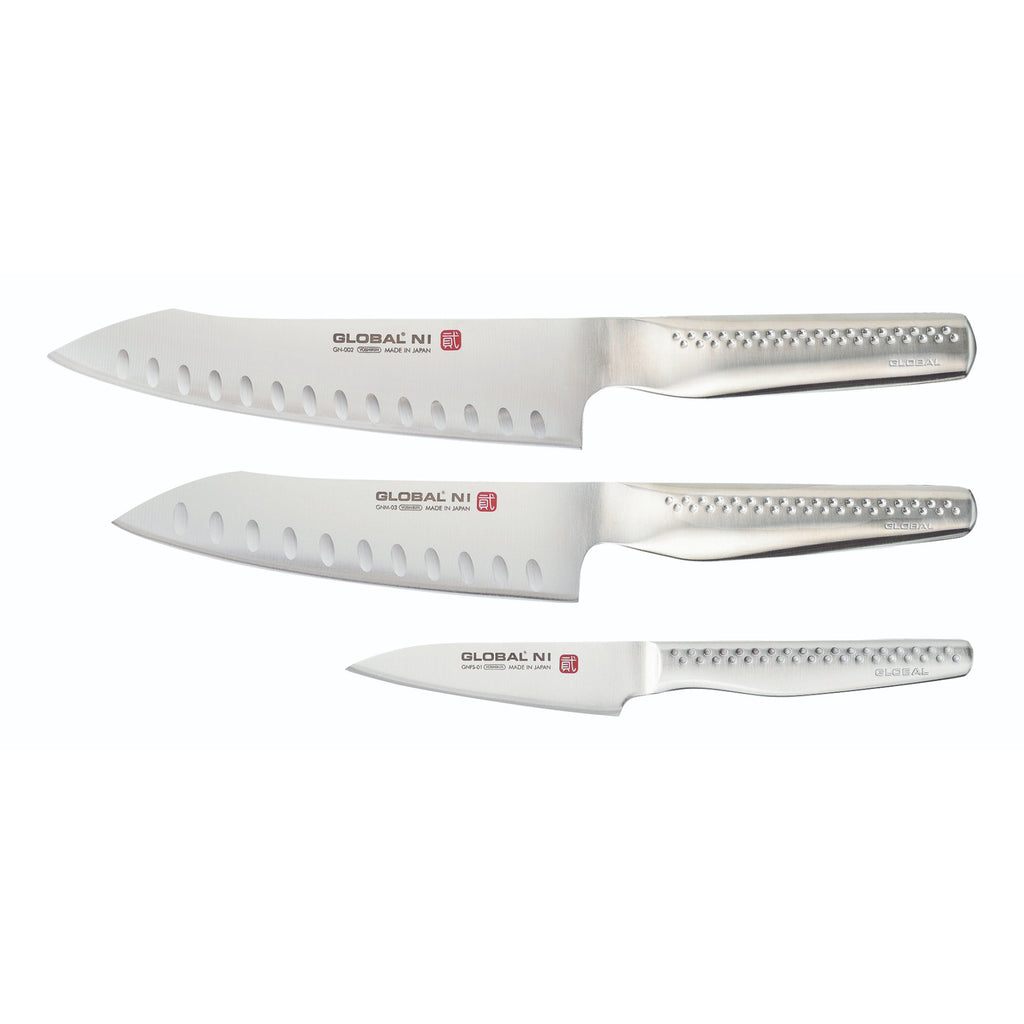 Global NI 3 Piece Kitchen Set - Silver