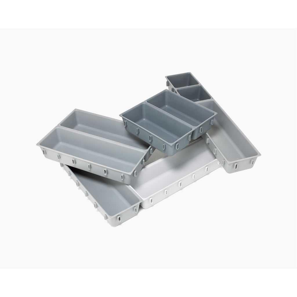 Joseph Joseph Blox 10 Piece Drawer Organiser Set - Stone