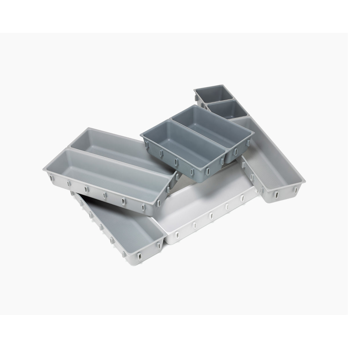 Joseph Joseph Blox 10 Piece Drawer Organiser Set - Stone