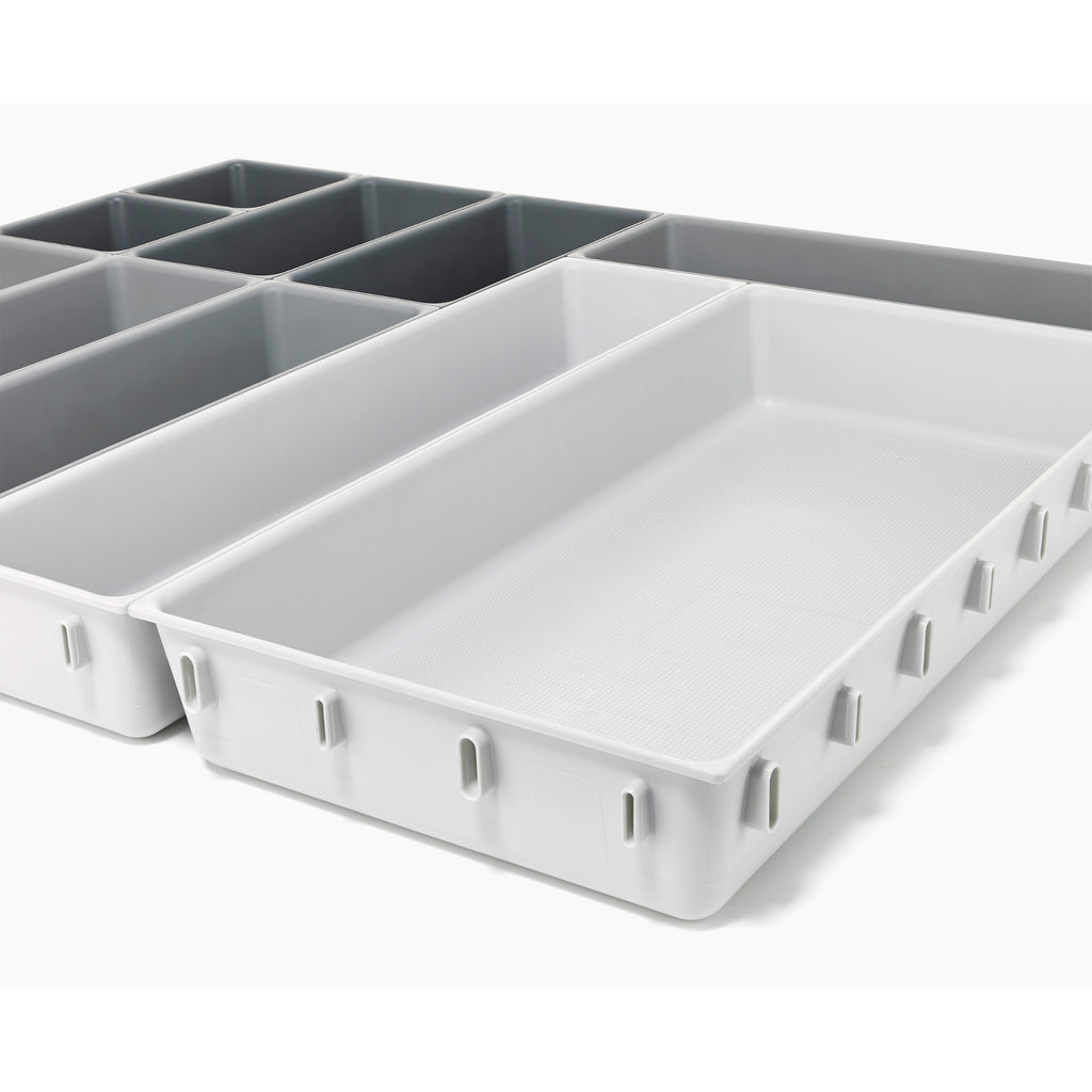 Joseph Joseph Blox 10 Piece Drawer Organiser Set - Stone