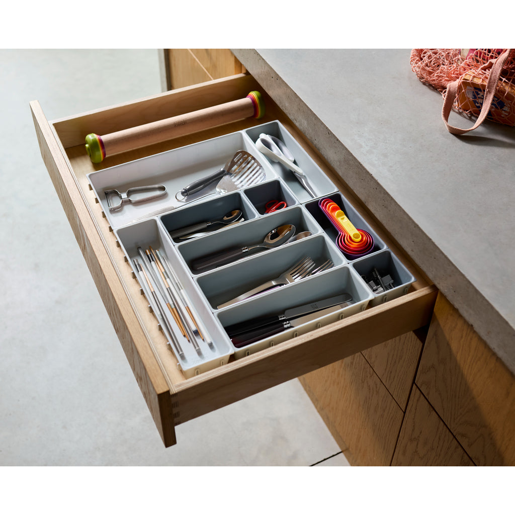 Joseph Joseph Blox 10 Piece Drawer Organiser Set - Stone