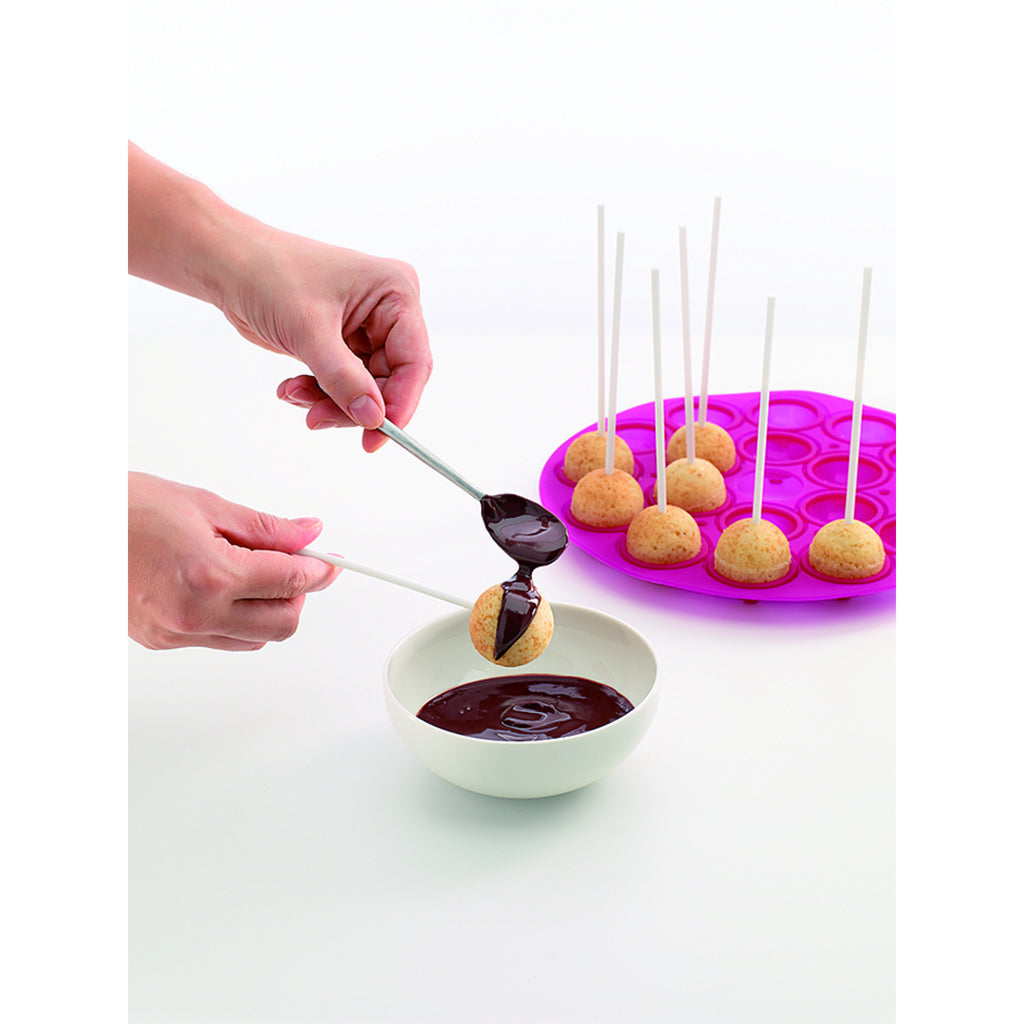 Lekue 18 Cup Cake Pops Mould - Pink