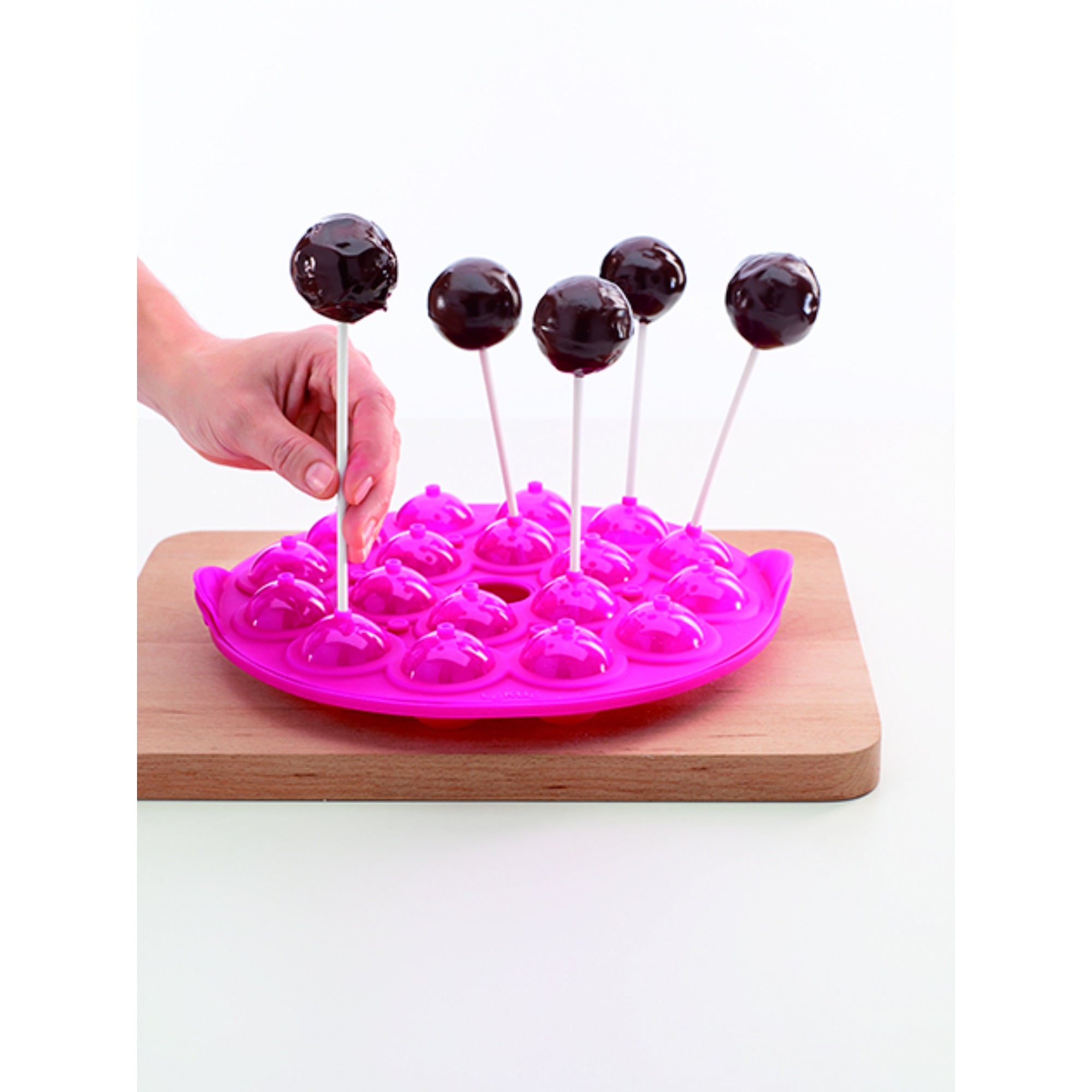 Lekue 18 Cup Cake Pops Mould - Pink