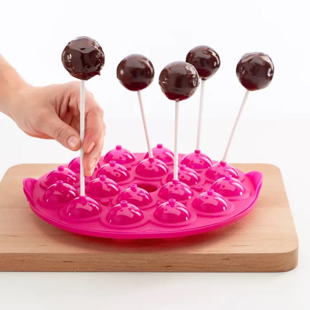 Lekue 18 Cup Cake Pops Mould - Pink