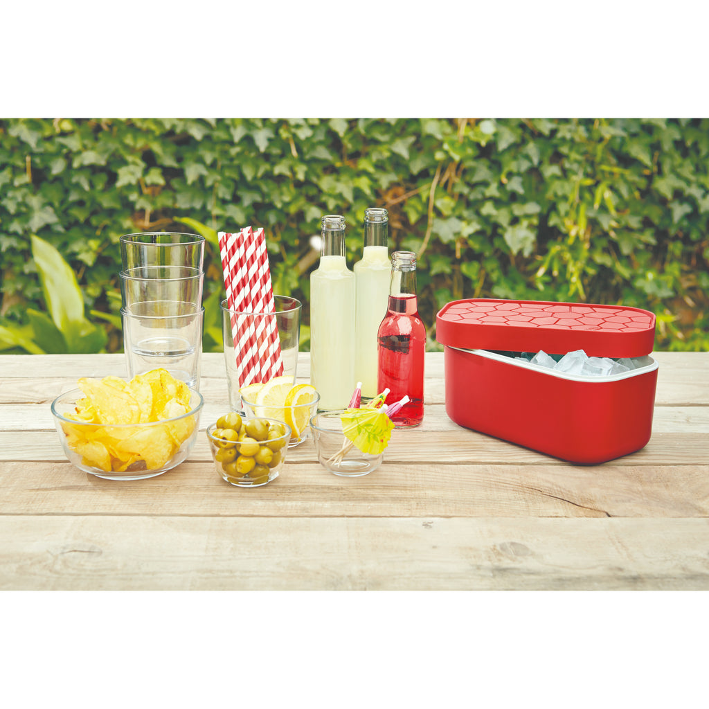 Lekue Ice Tray with Box - Red