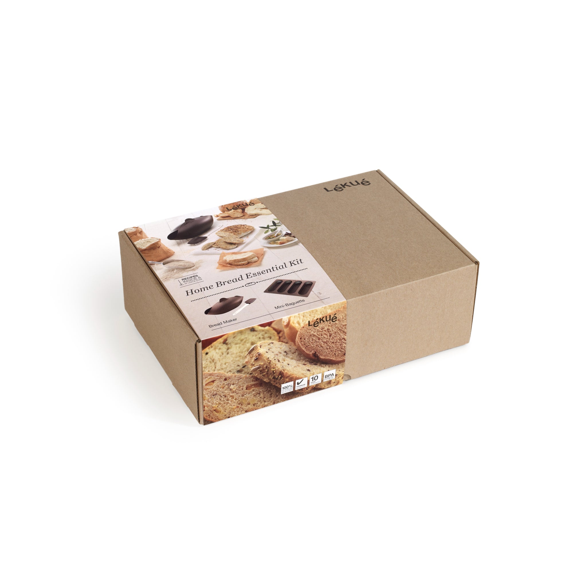 Lekue Essential Home Bread Kit - Brown