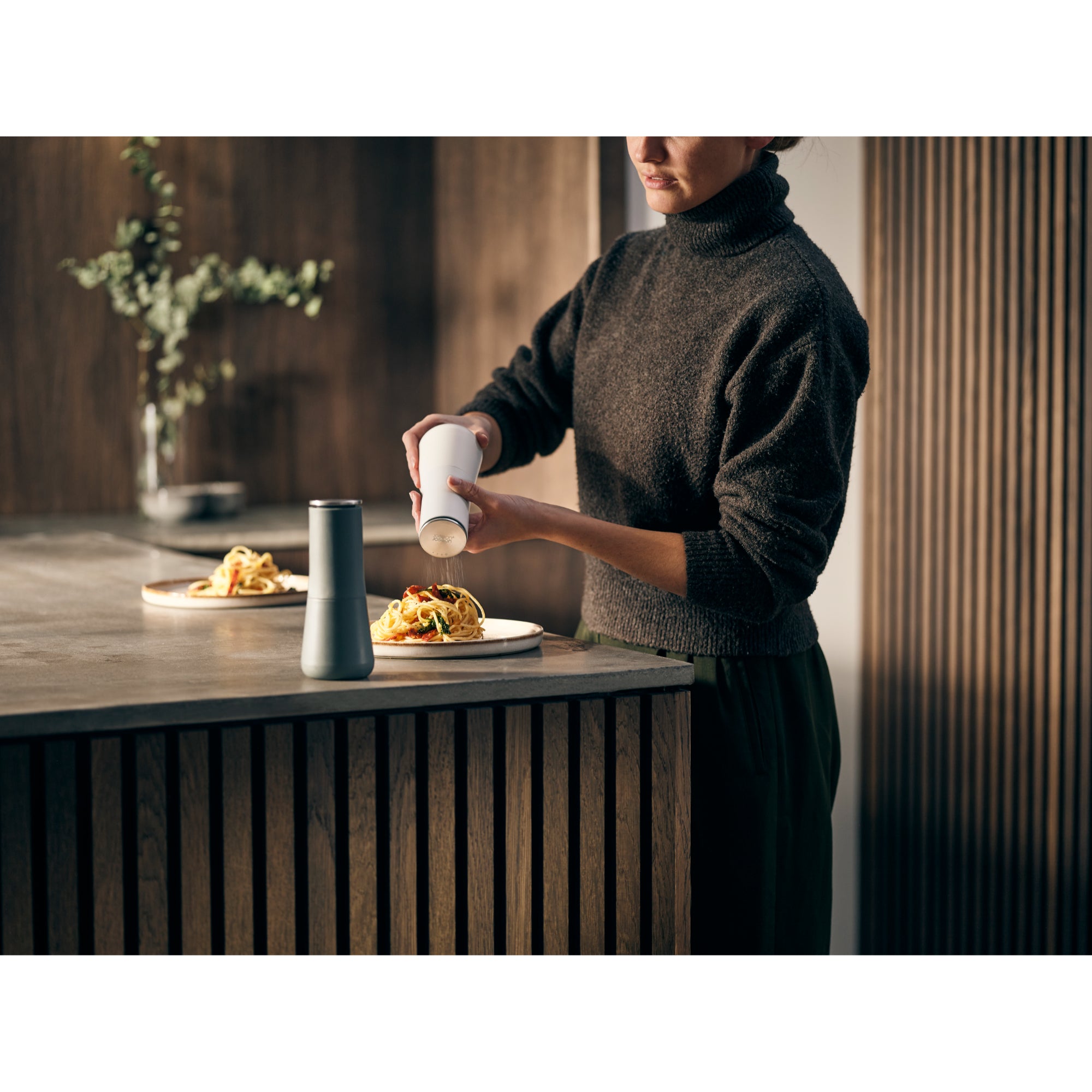 Joseph Joseph  Milltop Salt & Pepper Mills - Grey