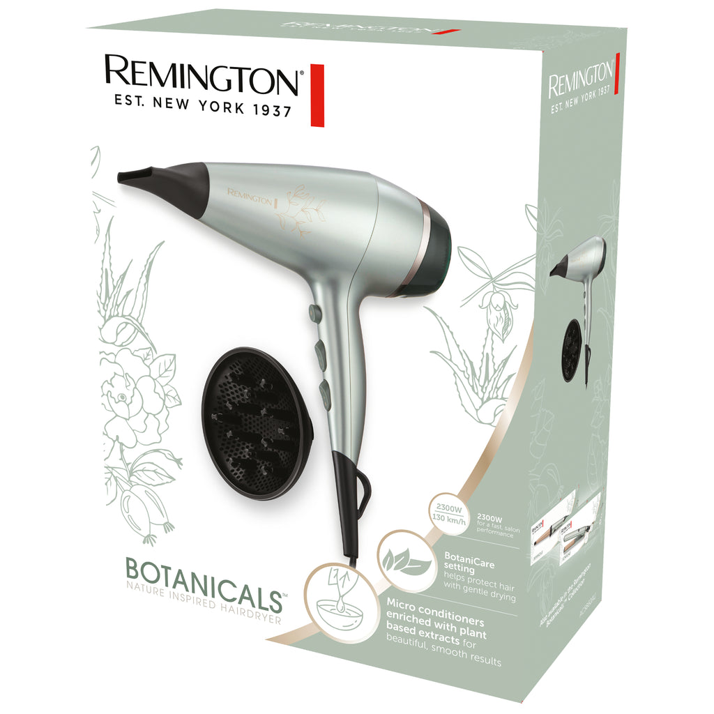 Remington Botanicals? Hairdryer - Green