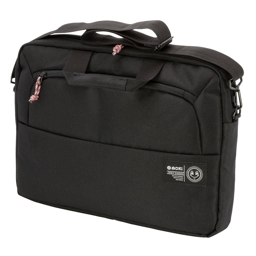 Moki rPET Series Laptop Satchel 15.6" - Black