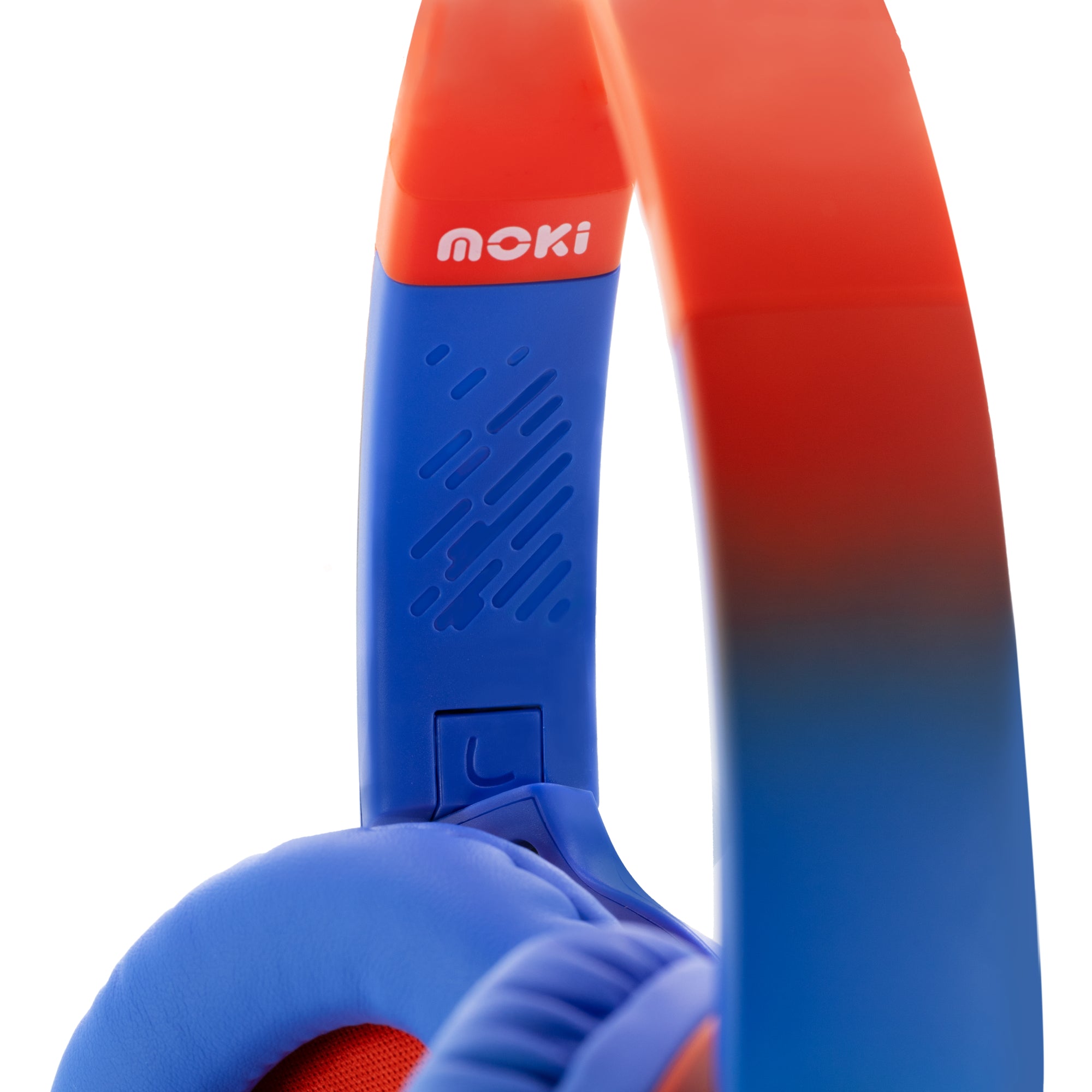 Moki Mixi Kids Volume Limited Wireless Headphones - Blue/Red