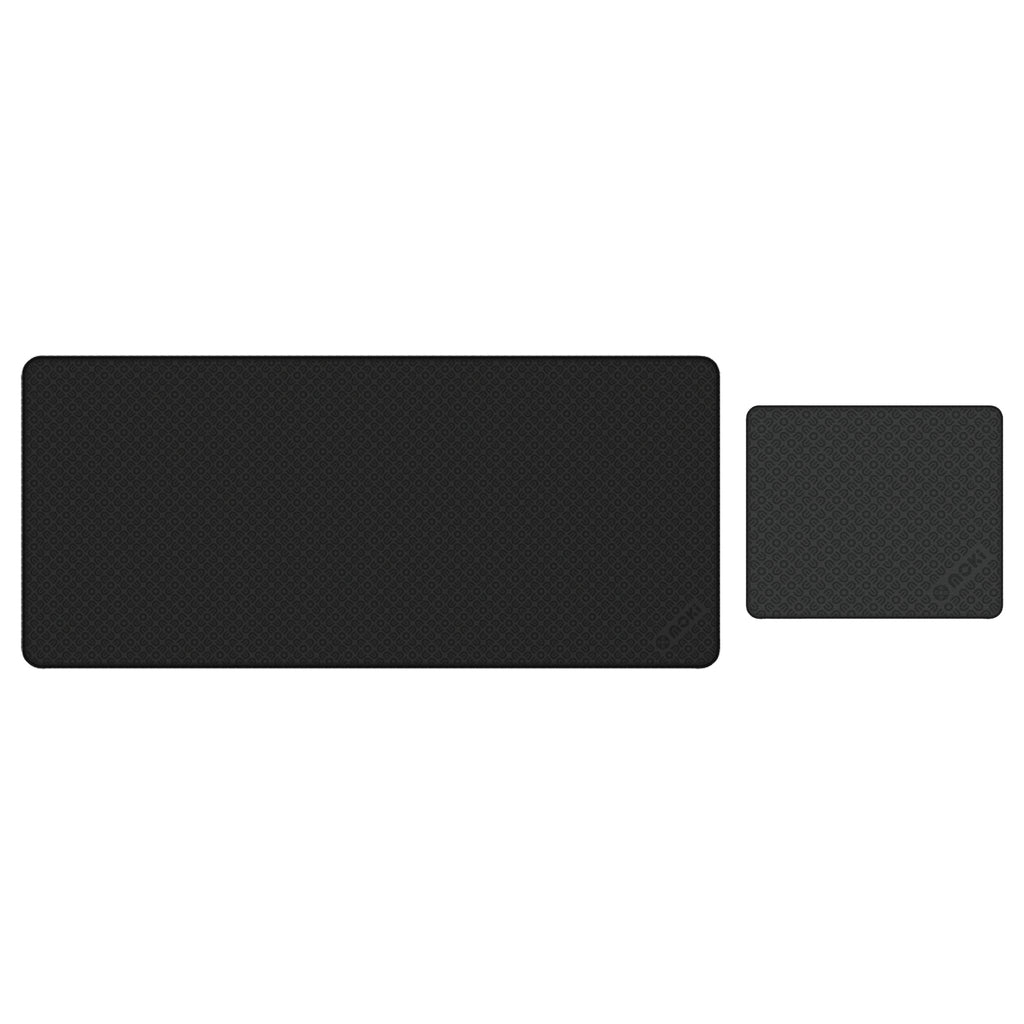 Moki Large Desk Mat & Mouse Pad - Black