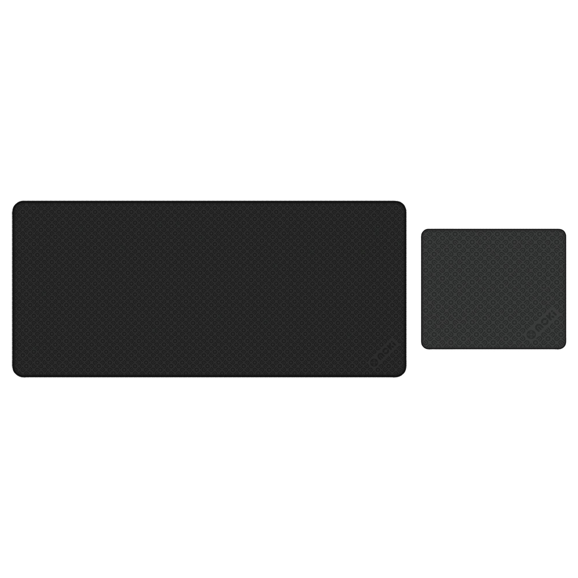 Moki Large Desk Mat & Mouse Pad - Black