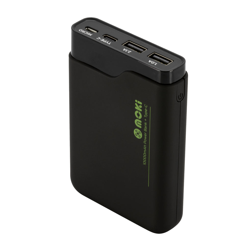 Moki PowerBank + 10000mAh (Type-C + USB) - Black