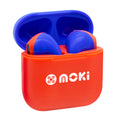 Moki MokiPods Mini TWS Earphones for Kids Volume Limited - Red/Blue
