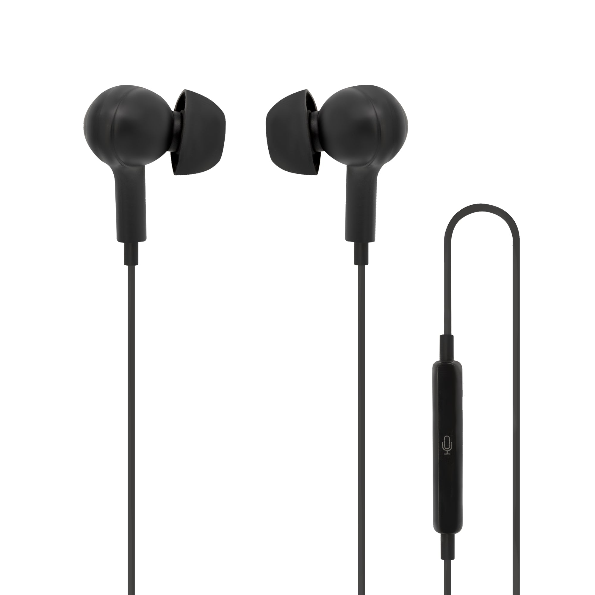 Moki Type-C Connect Earphones Inner Ear + Mic & Control - Black
