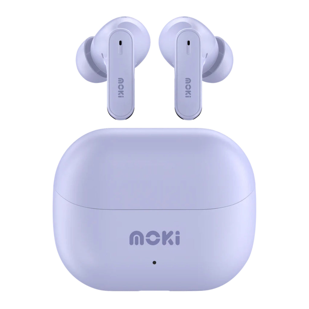 Moki MokiPods True Wireless Stereo Earphones - Lavender