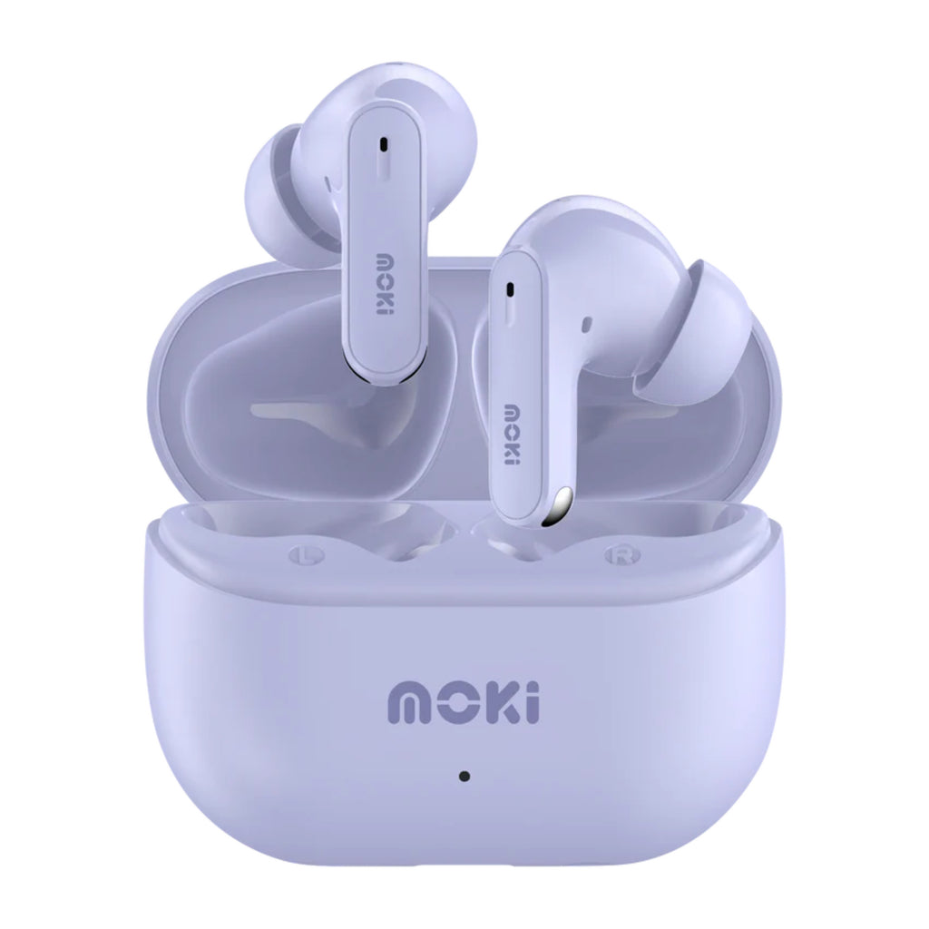 Moki MokiPods True Wireless Stereo Earphones - Lavender