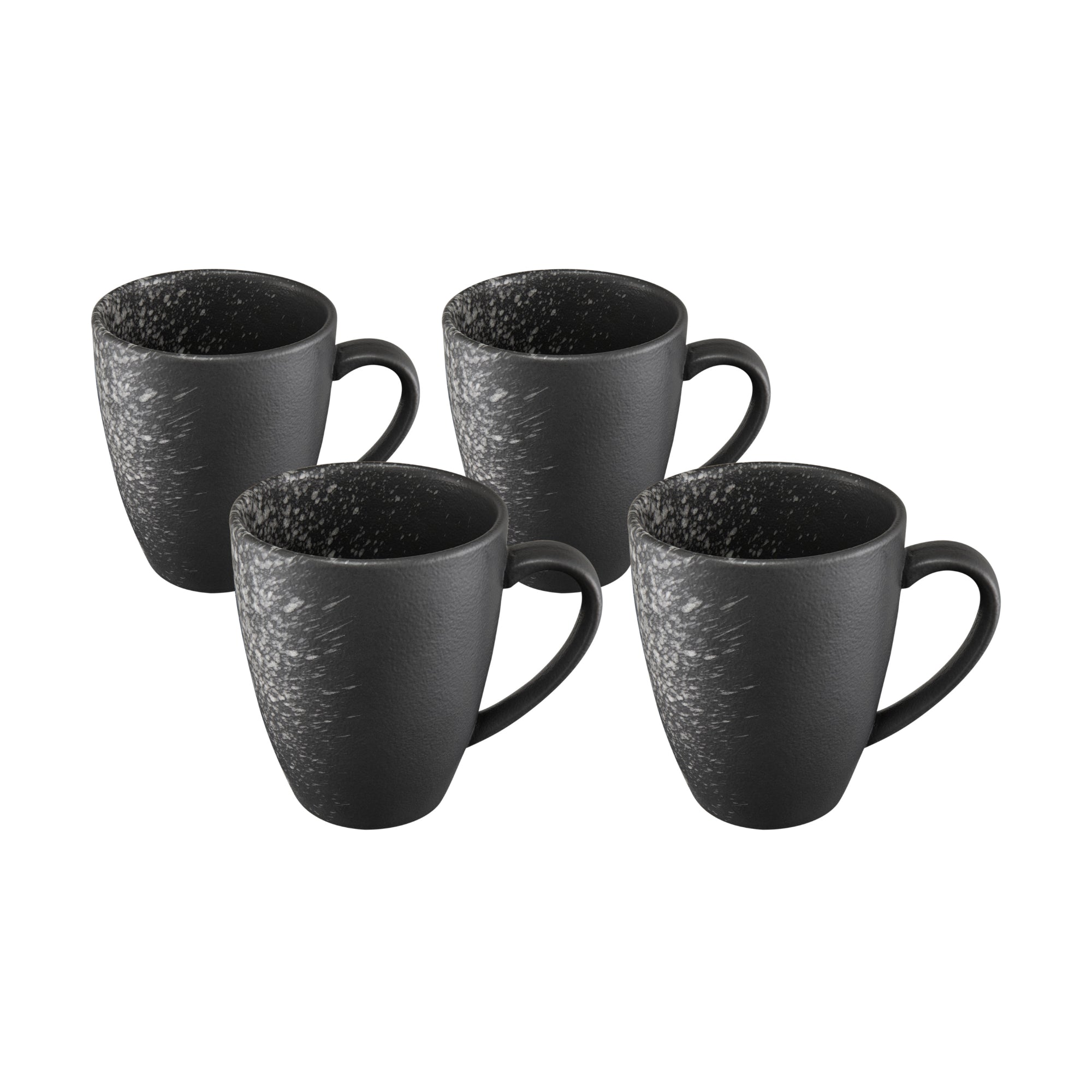 Maxwell & Williams Caviar Galaxy Coupe 4 Piece Mug Set