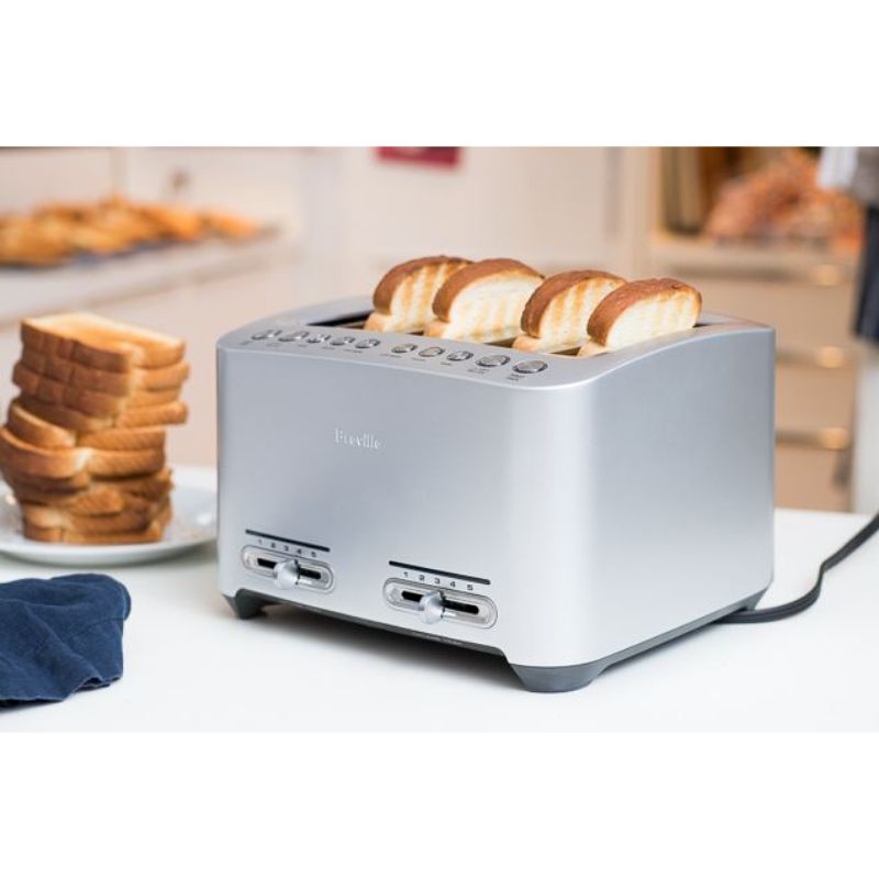 Breville the Smart Toast?4 Slice Toaster-Silver