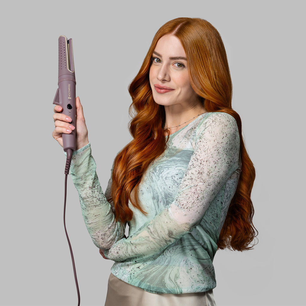 Remington AIRvive™ Rotating Curling Wand - Rose Gold