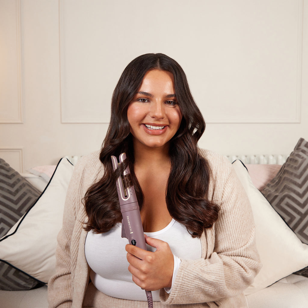 Remington AIRvive™ Rotating Curling Wand - Rose Gold