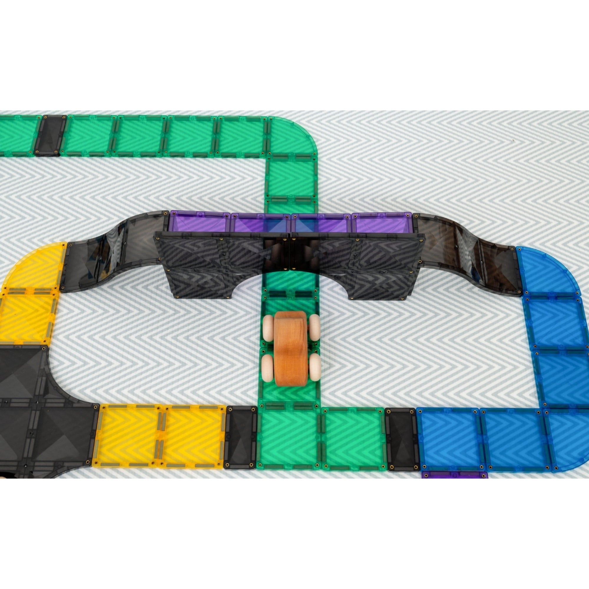Connetix Ramps & Intersections 16 Piece Pack-Multi