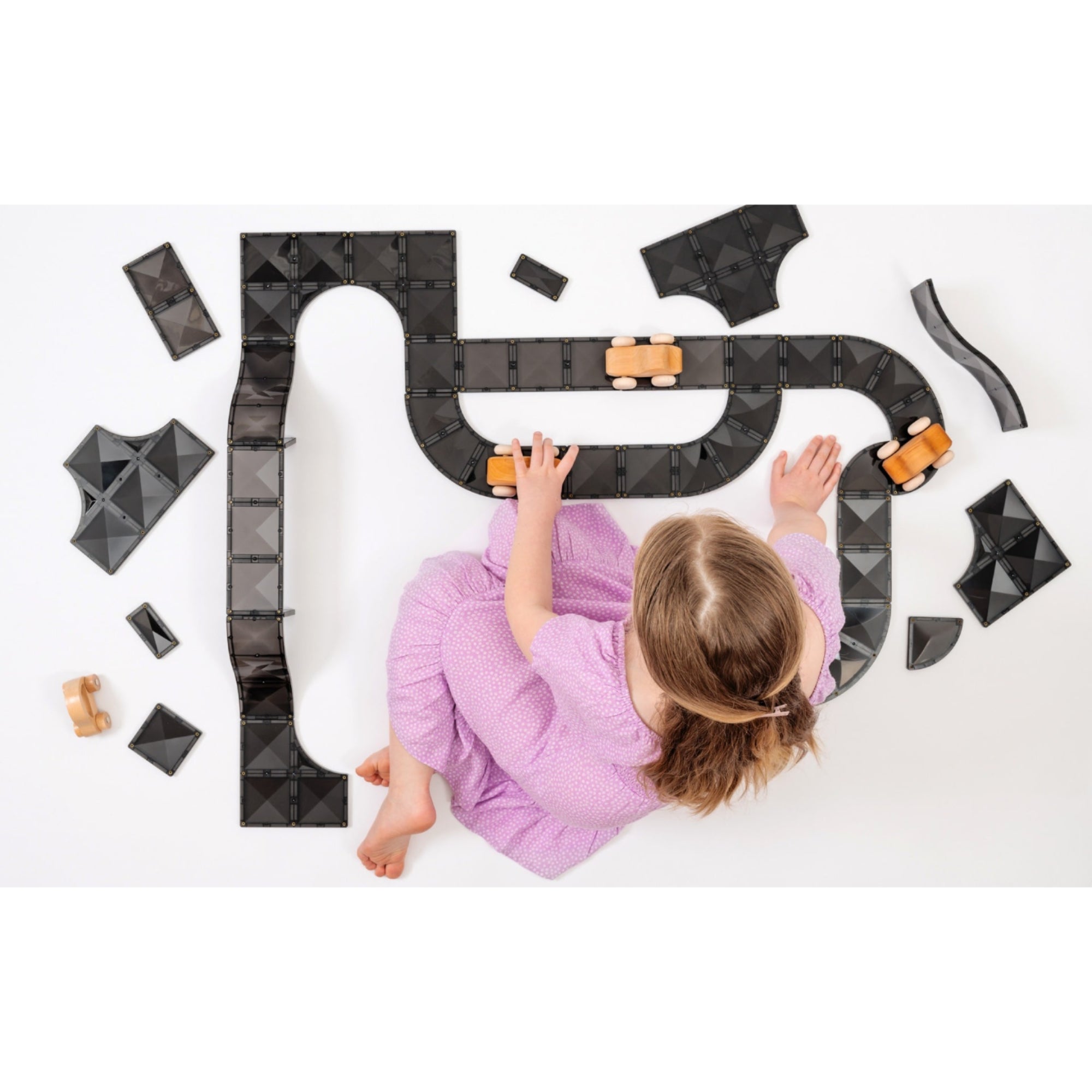 Connetix Creative Roads 48 Piece Pack-Multi