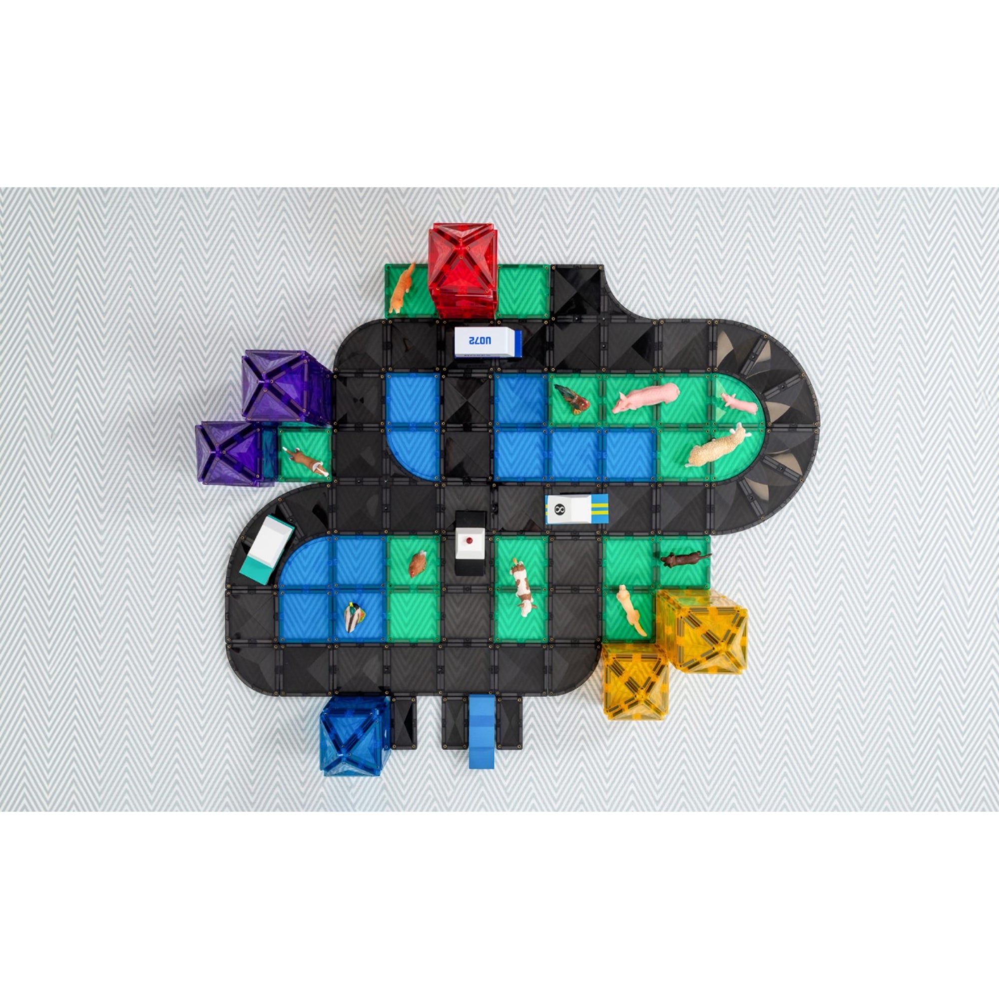 Connetix Creative Roads 48 Piece Pack-Multi