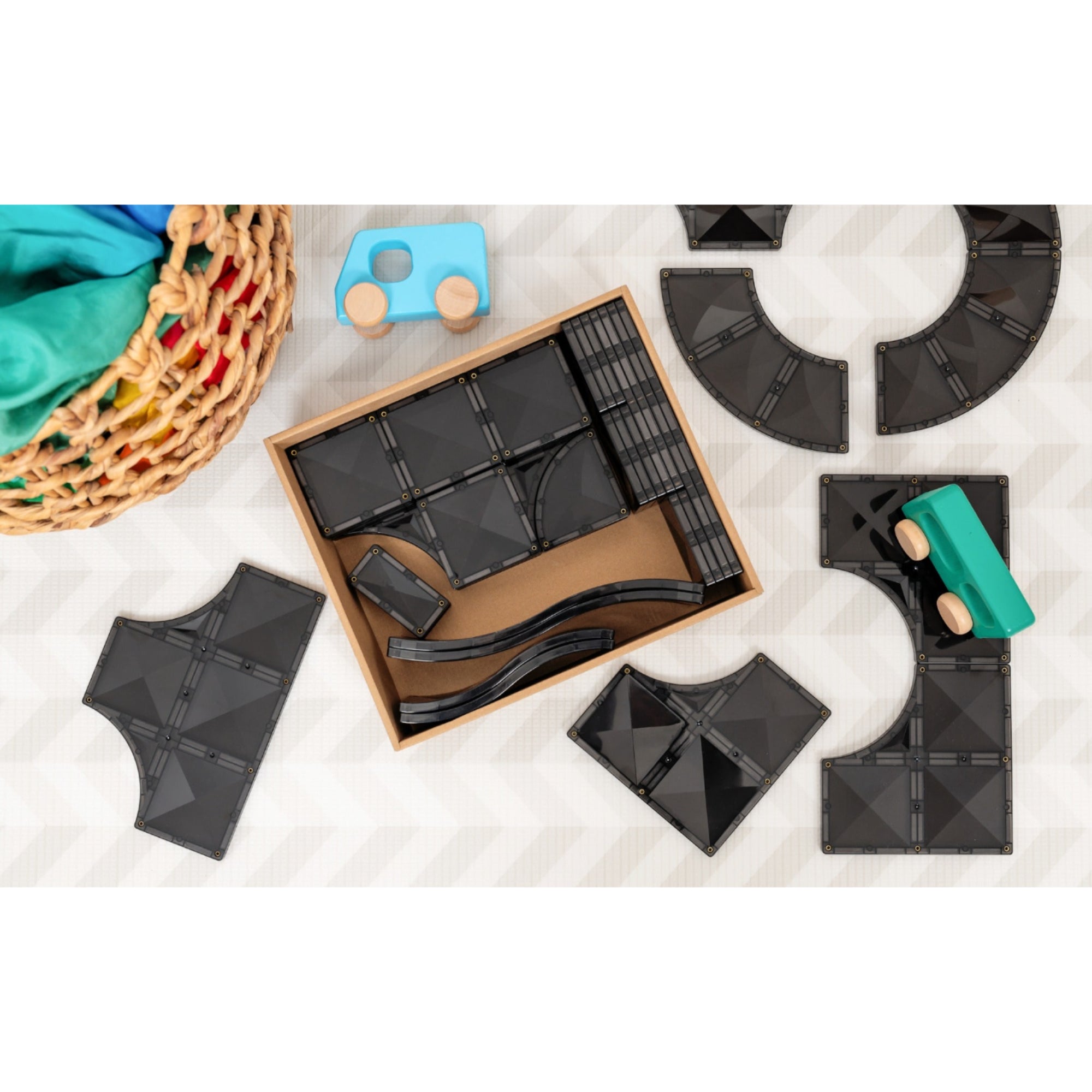 Connetix Creative Roads 48 Piece Pack-Multi