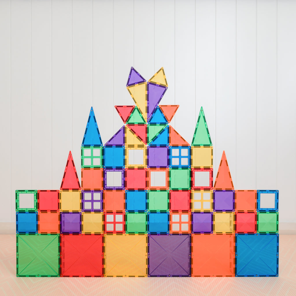 Connetix Multi Starter 60 Piece Magnetic Tiles Pack-Multi