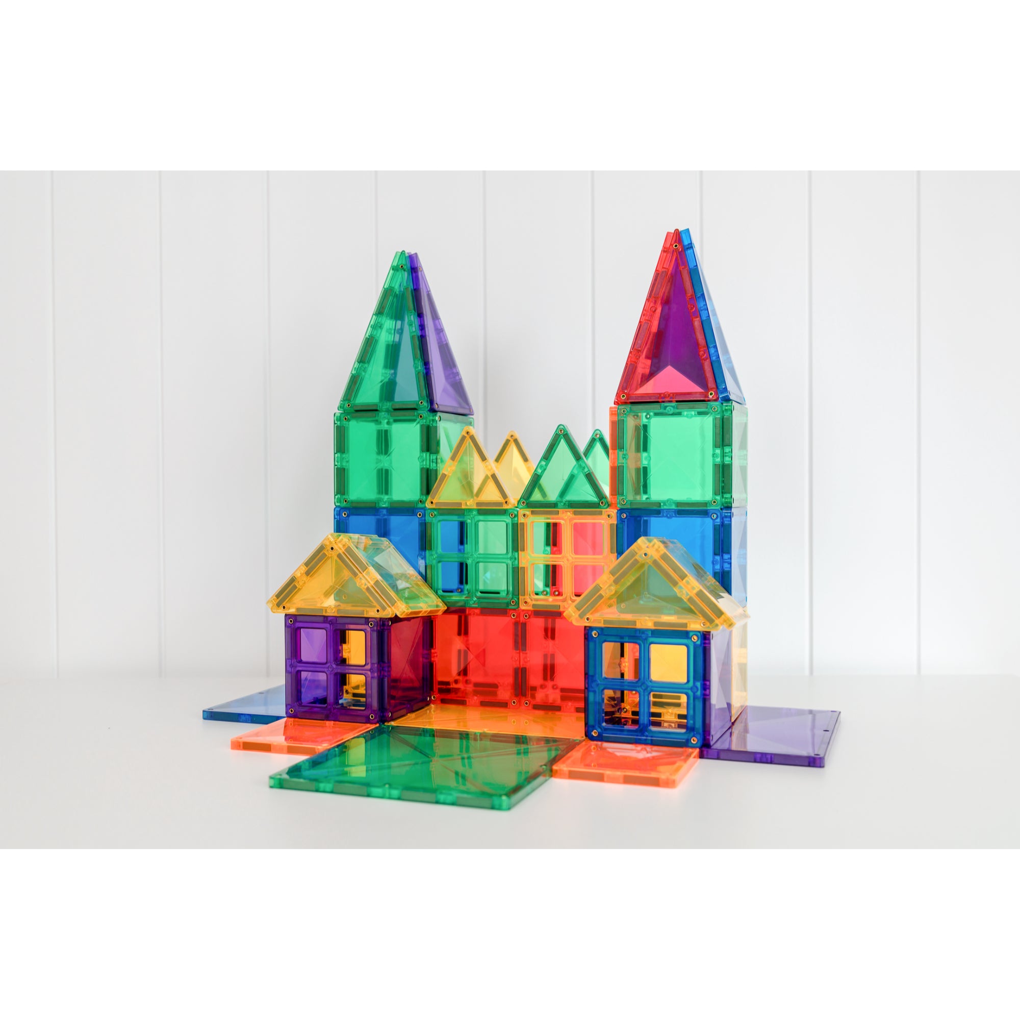 Connetix Multi Creative 102 Piece Magnetic Tiles Pack-Multi