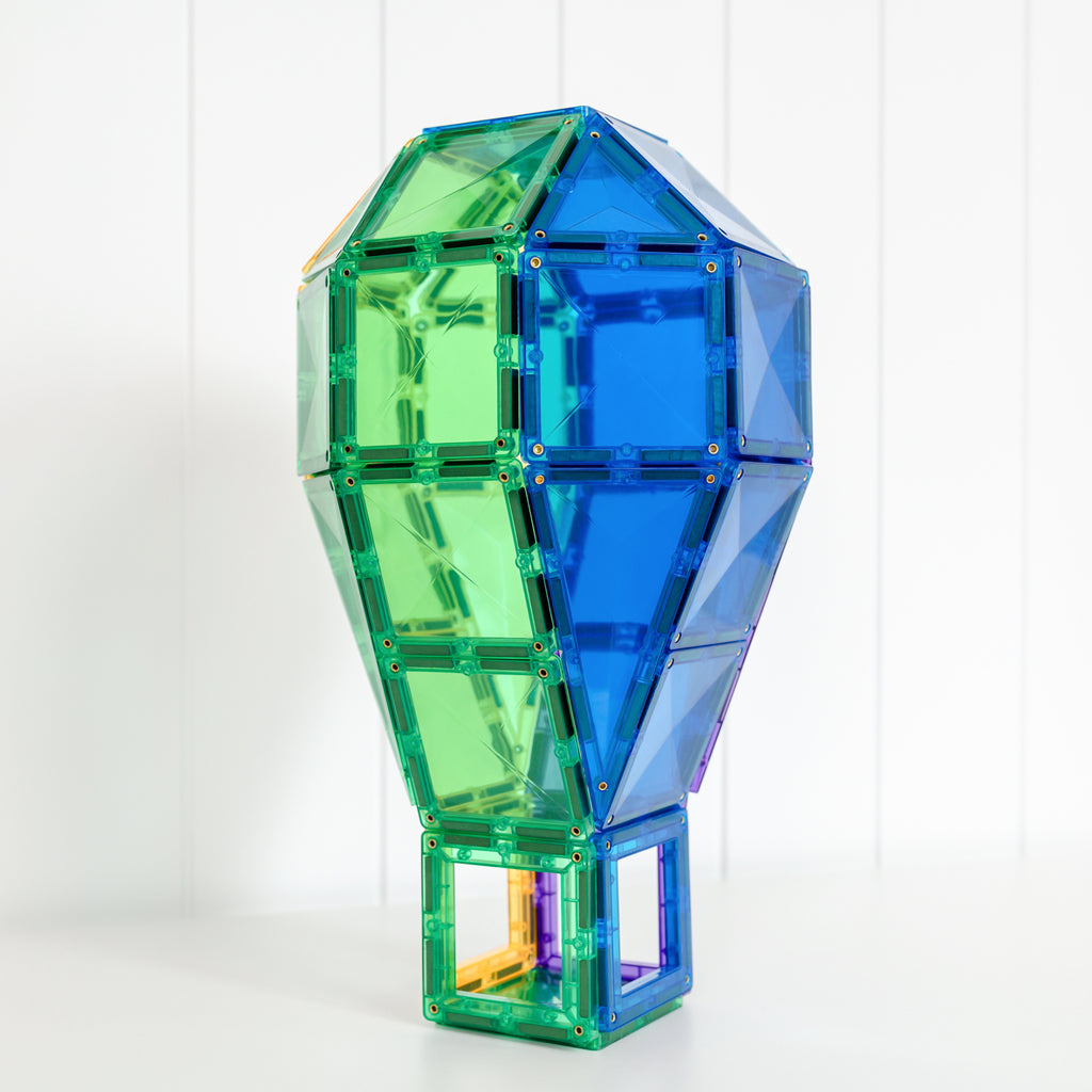 Connetix Multi Creative 102 Piece Magnetic Tiles Pack-Multi