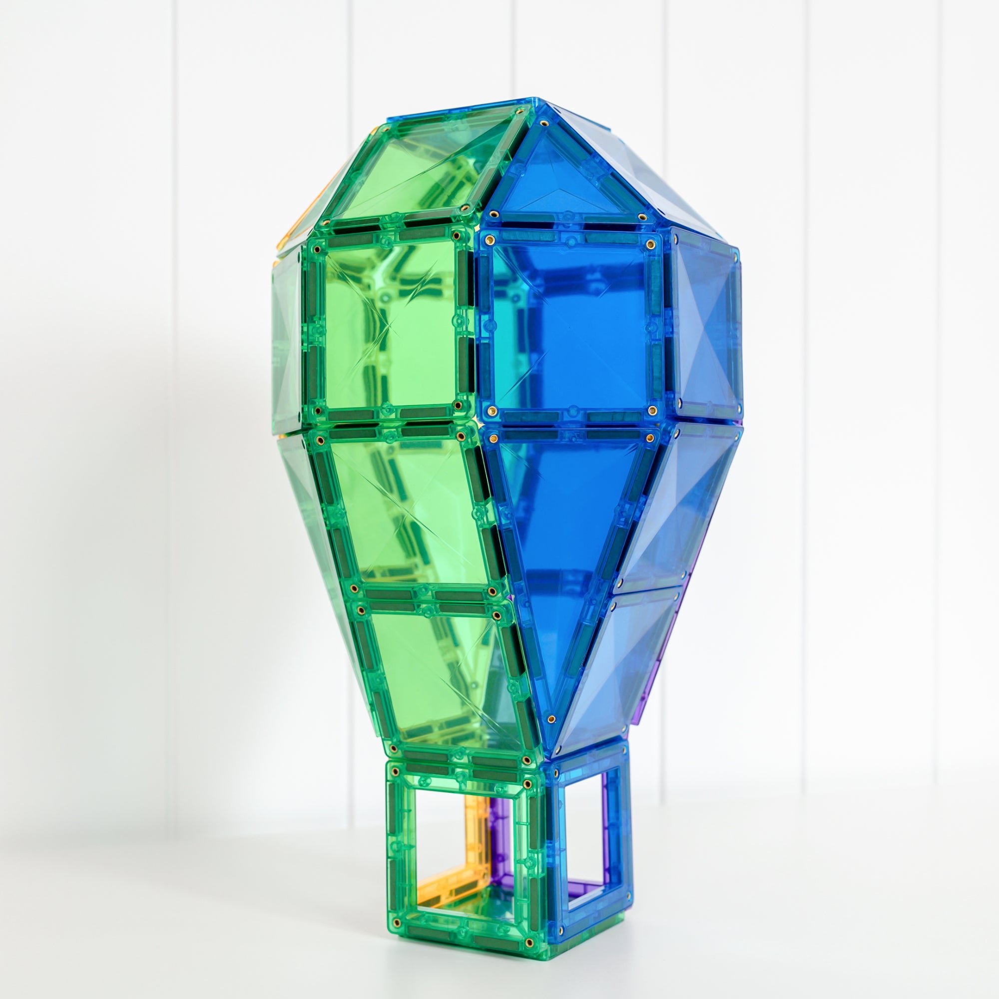 Connetix Multi Creative 102 Piece Magnetic Tiles Pack-Multi
