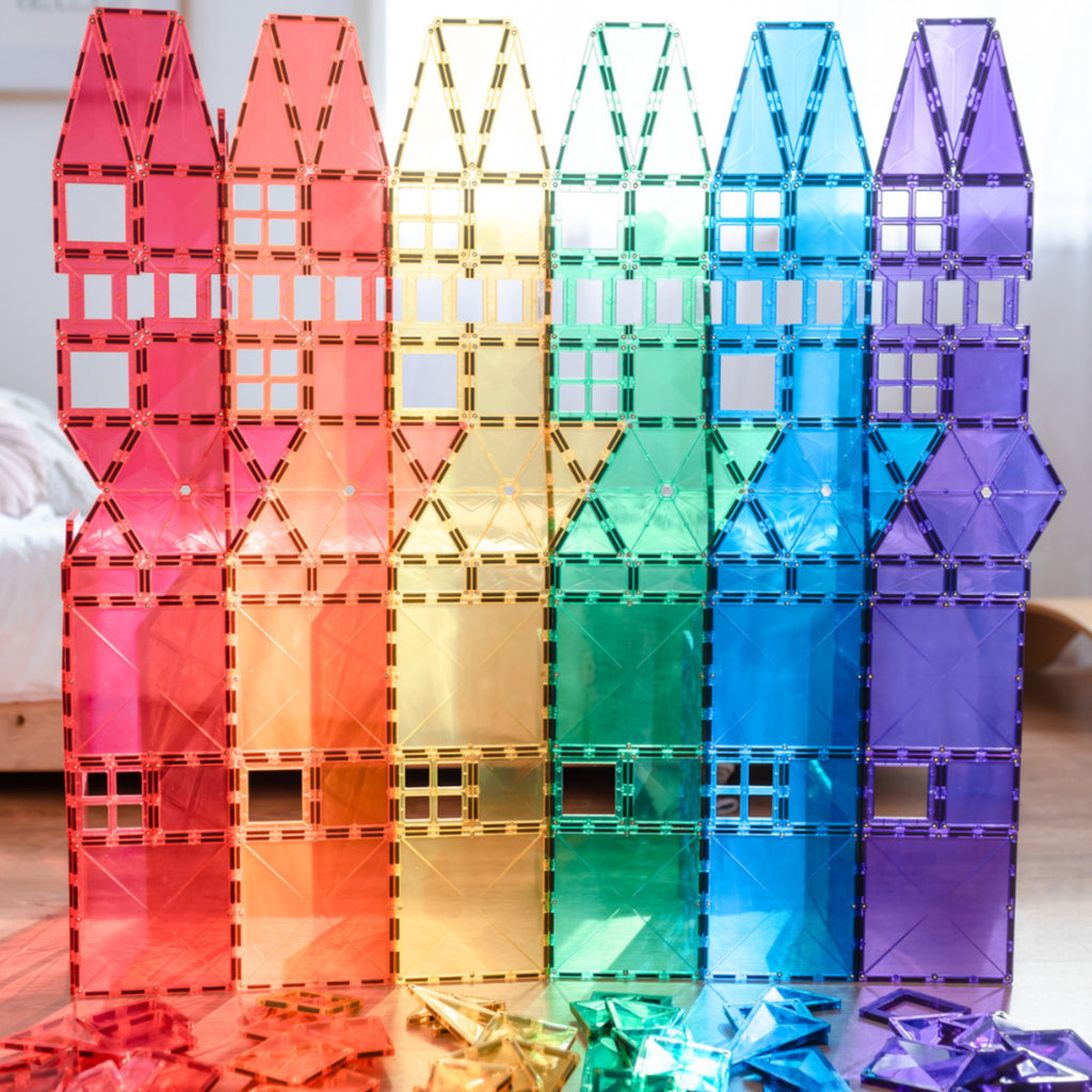 Connetix Multi Mega 212 Piece Magnetic Tiles Pack-Multi