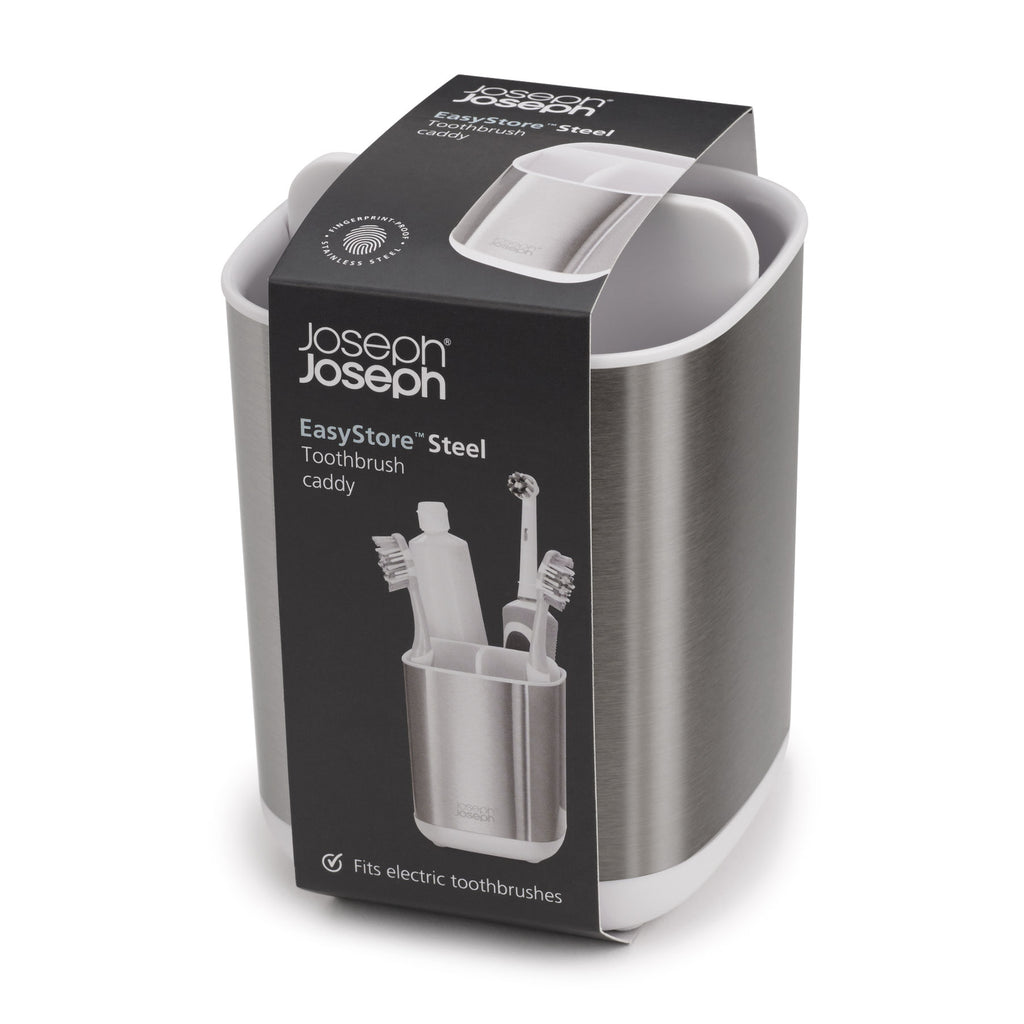 Joseph Joseph  EasyStore Steel Toothbrush Holder