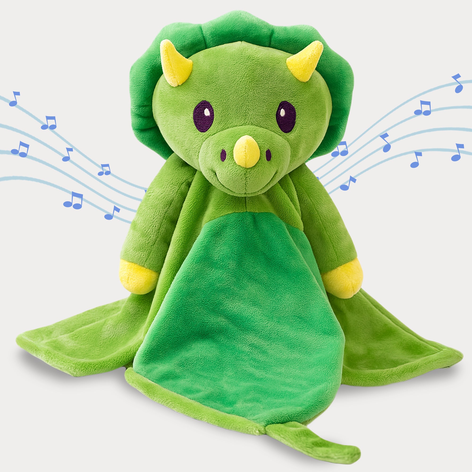Love By Emi Dinosaur Musical Comforter - Green