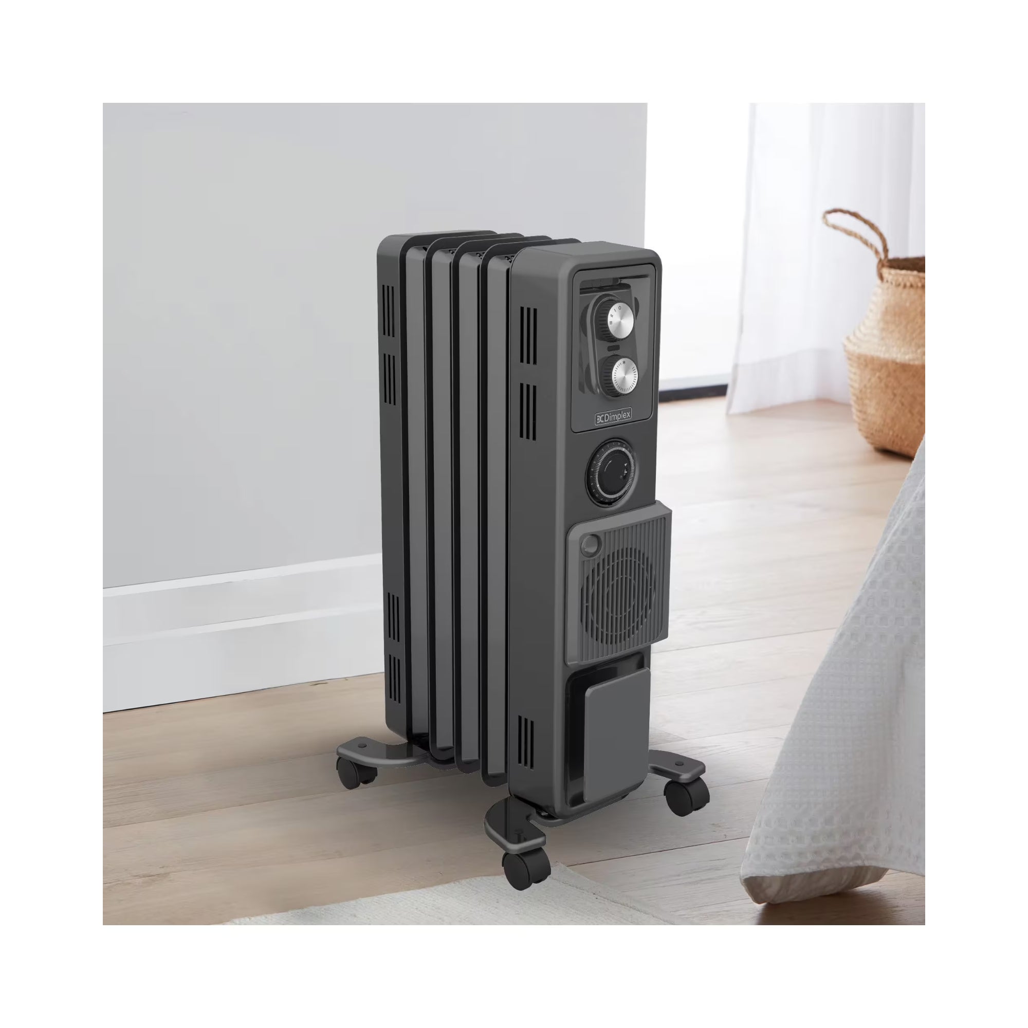 Dimplex 1.5kW Oil Free Column Heater w/ Turbo Fan - Anthracite