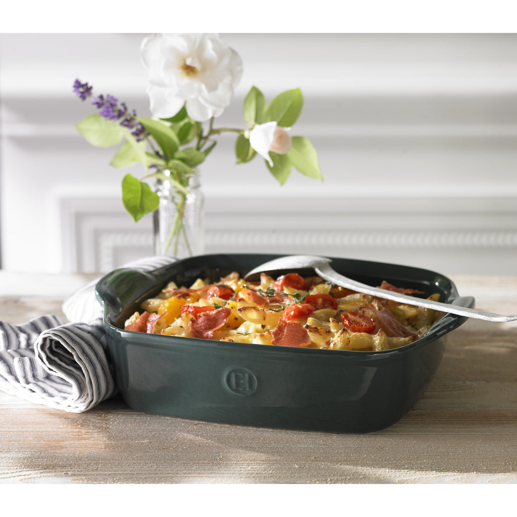 Emile Henry Square Oven Dish - Charcoal