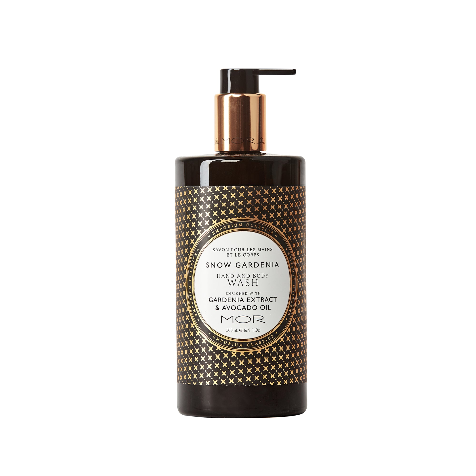 MOR Snow Gardenia Hand & Body Wash and Hand & Body Lotion Set