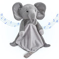 Love By Emi Elephant Musical Comforter - Grey