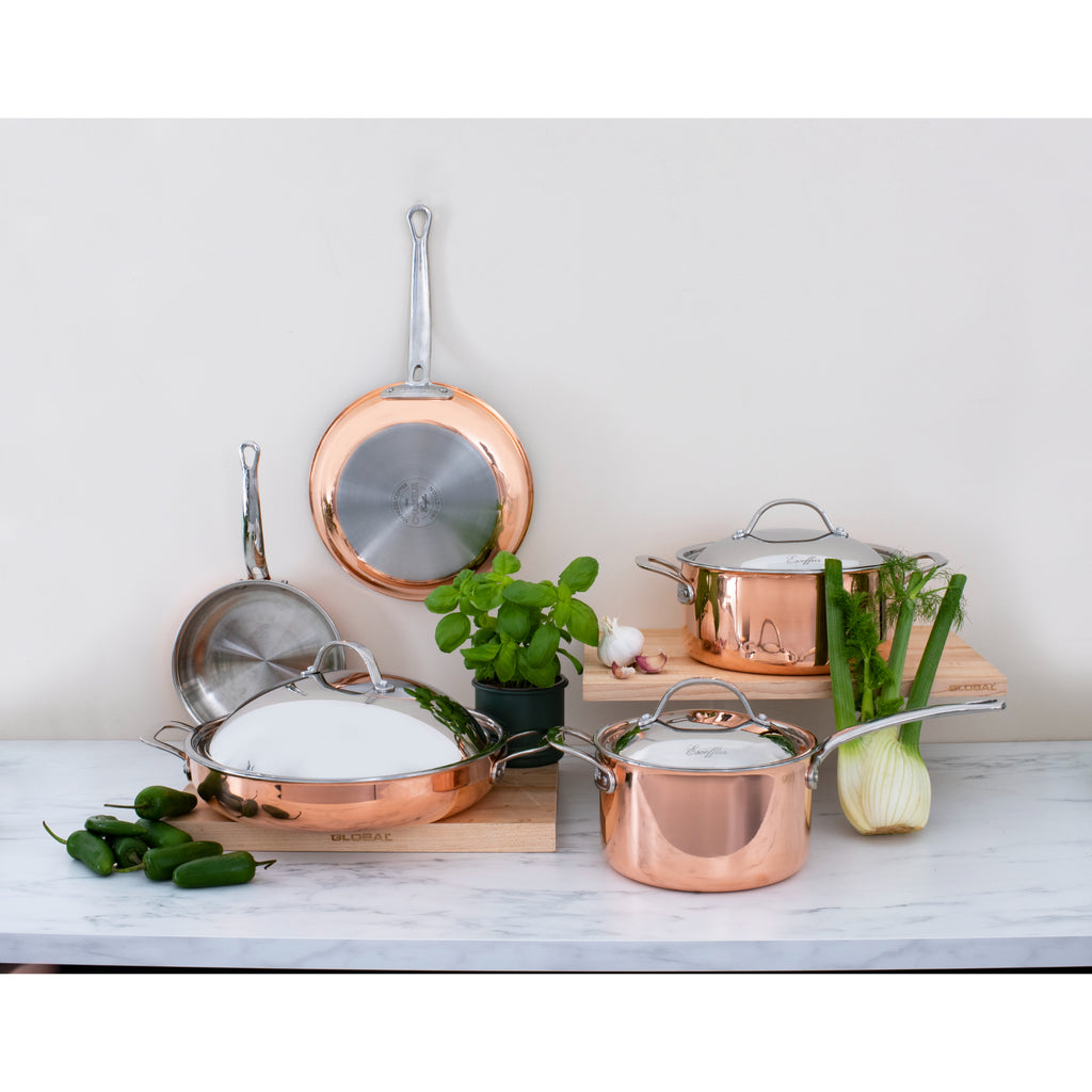 Chasseur Escoffier 24 x 11.5cm/4L Induction Casserole- 20042 -Copper