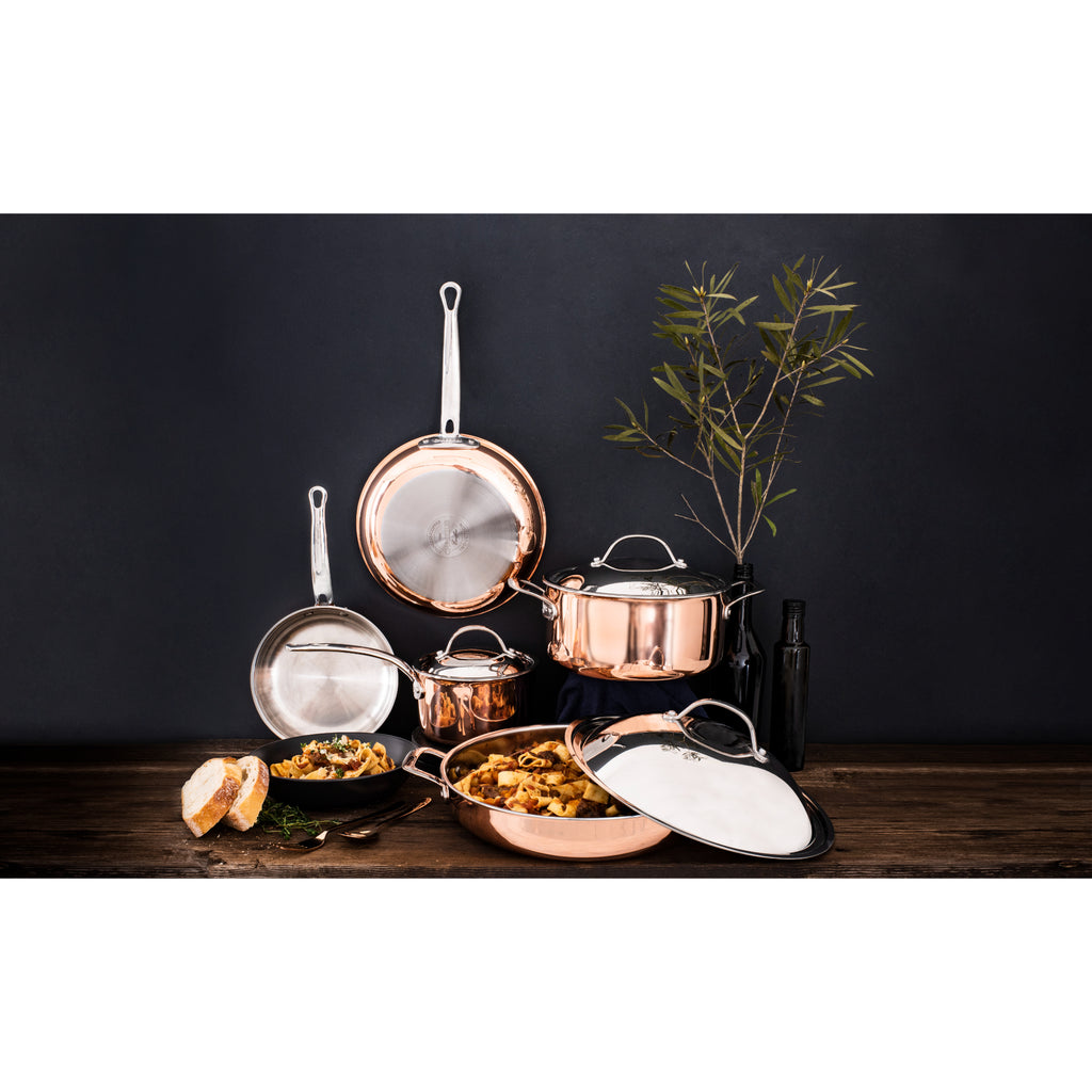 Chasseur Escoffier 20 x 12cm Induction Saucepan with Helper Handle- 20041 -Coppe