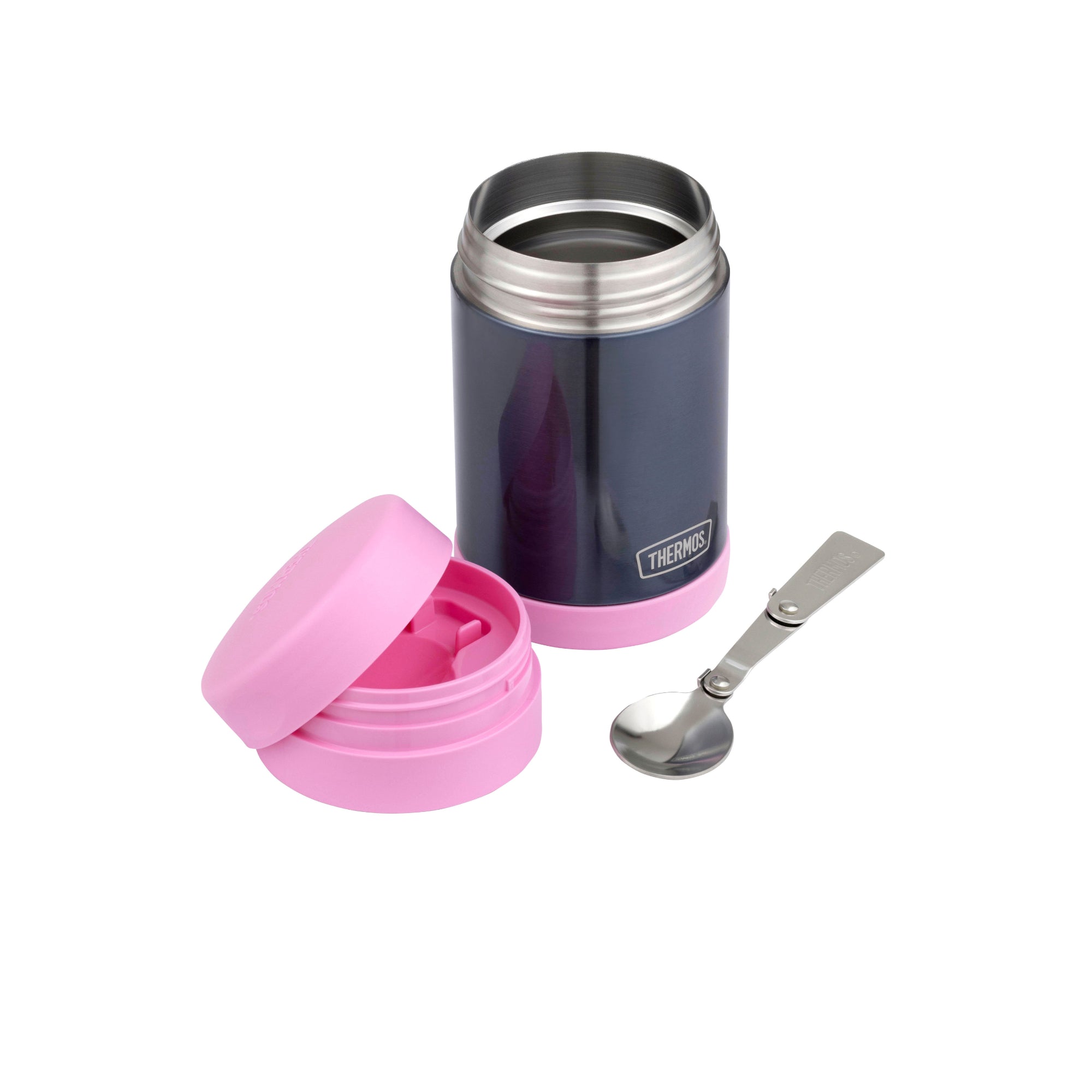 Thermos Kids Mini Lunch Kit Backpack - Denim Blue/Pink