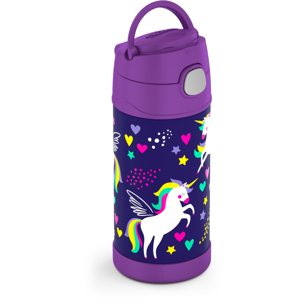Thermos FUNtainer Vacuum Insulated Food Jar & Drink Bottle Set - Purple Unicorn